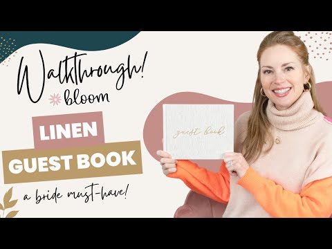 Linen Guest Book - bloom daily planners®