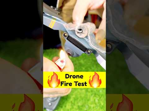 Drone Fire Test #drone #dronefiretest #shorts