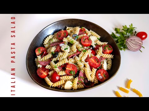 Pasta salad, recipes with italian dressing.