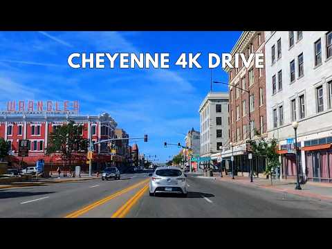 Cheyenne 4K Driving Tour | Drive Through Downtown Cheyenne Wyoming