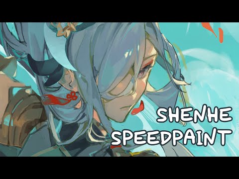 genshin impact - shenhe speedpaint (photoshop)