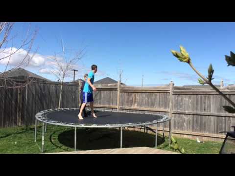 Back yard tramp edit 2016