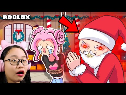 Santa Became EVIL! | Roblox | Escape Santa Christmas Obby