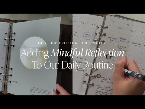 How You Can Add Affirmations To Your Daily Routine: Planner Dashboards Deep Dive | Cloth & Paper