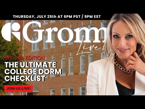 Grommet Live! The Ultimate College Dorm Checklist with Marcy McKenna