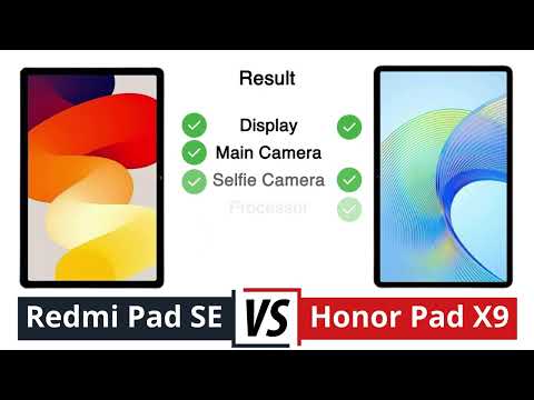 Xiaomi Redmi pad SE VS Honor pad X9