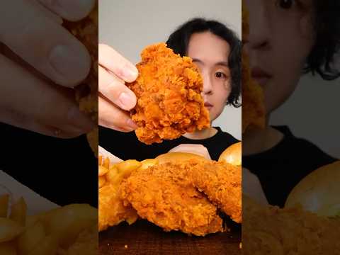 KFC辛みそニンニクチキン🍗#shorts #咀嚼音 #asmr #mukbang #飯テロ #大食い