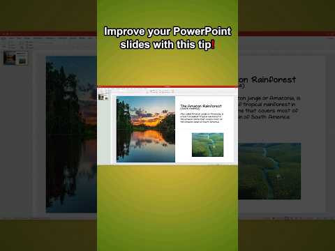 Crafting the Perfect Jungle Adventure: PowerPoint Tutorial #powerpoint #tutorial #microsoft