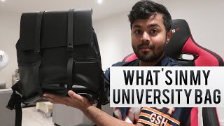 What's In My University Bag 🎒 (Gaston Luga Splash Backpack) | Mahel Khan