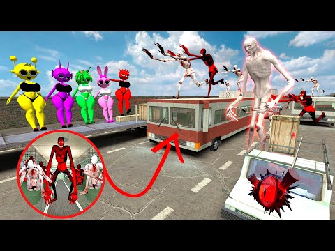 💥 WHAT SCP-096 WILL DO IN BUS WITH MISS SPRUNKI ? In Garry's Mod