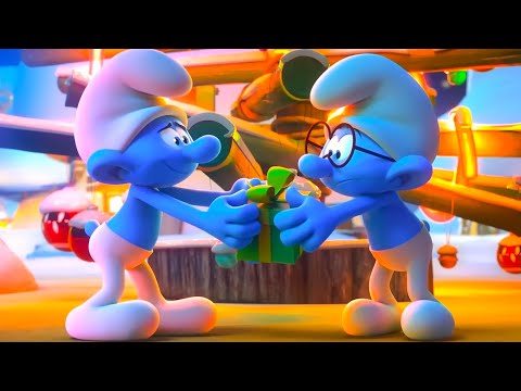 A Smurfy Christmas 🎄 • The Smurfs 3D • Cartoons for Kids