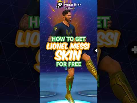 How To Get The MESSI Skin In Fortnite For FREE! #fortnite #shorts #vbucks