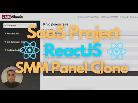 Social Marketing Service platform with React JS (SMMPanel Clone)