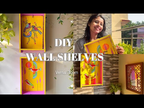 DIY Wall Shelves from broken Drawers| Handmade Wall Hangings from Waste