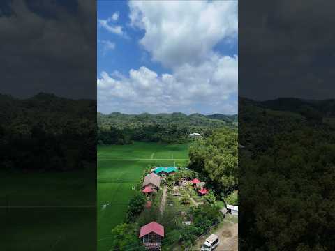 Beautiful Natural village With Mountain View #travel #dronography #village #mountain #hills