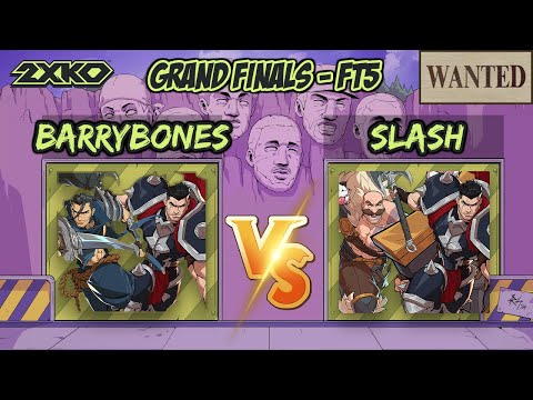 THE FIRST CHAMPION! BarryBones vs Slash FT5 - WANTED 2KO Grand Finals