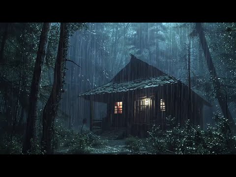 Heavy Rain for Deep Sleeping - Sleep Instantly with Rain Sounds at Night