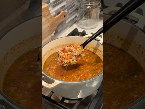 Orzo Beef Soup (recipe in description)