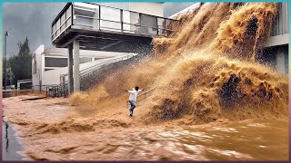 壊滅的！襲い来る鉄砲水をカメラが捉えた!