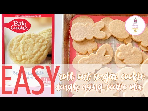 Roll Out Cookie Dough using Betty Crocker Sugar Cookie Mix