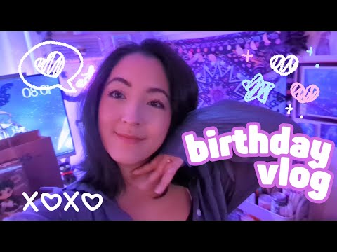 birthday vlog! ˚ ༘♡ ⋆｡˚ ❀ end of fall, halloween, life updates, bday presents and celebrations~💜