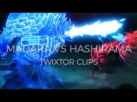 Madara vs Hashirama New Animation Twixtor