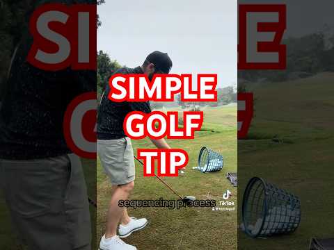 Simple Golf Tip FOR EVERYONE | #golf #golfequipment #shorts