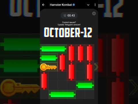 Mini-Game Hamster kombat 12th October   Puzzle game Solved #Hamster #kombatToday Mini #gaming