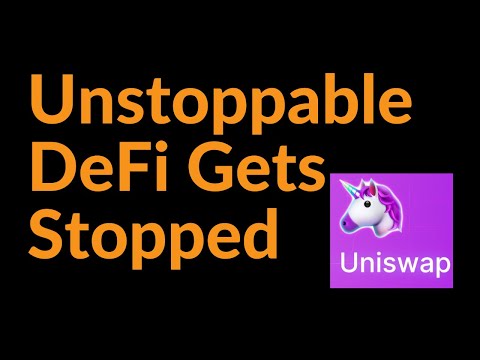 Unstoppable DeFi Gets Stopped (Again)