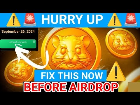 Hamster Kombat Airdrop Tasklist - Hurry Up, Fix This Now Or Zero Airdrop