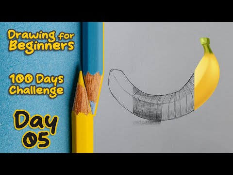 Drawing Basics to Realistic - Day 5 || Shading || 100 Days Drawing Challenge #sketchboookbyabhishek