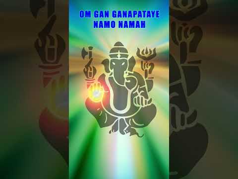 Mantra108 - Om Gan Ganapataye Namo Namah #ganesh #mantra #ganapatibappamorya #ganapati #shorts