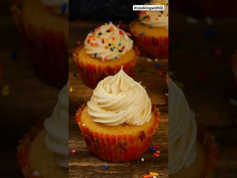 ASMR Vanilla Cupcakes #shorts