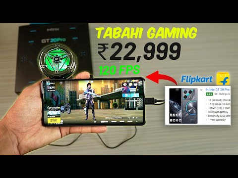 Infinix GT 20 Pro Flipkart Unit Unboxing & BGMI Test - 120Fps Gaming and Battery Drain Test