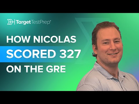 HOW NICOLAS SCORED 327 ON THE GRE  with @TargetTestPrep   🏆