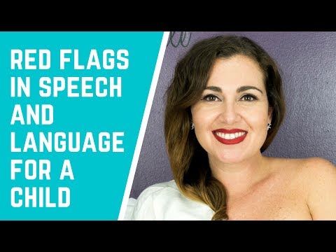 How to identify speech and language delays in children.