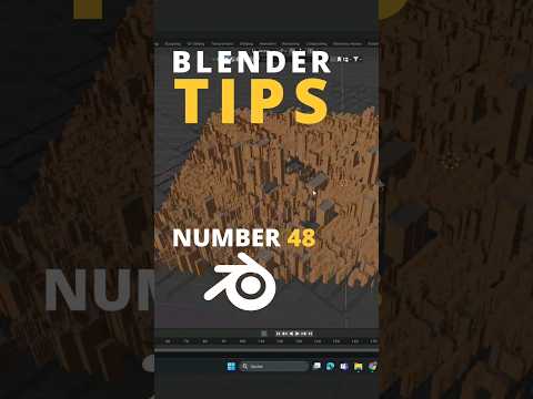 Blender Tip 48 Import Background City ✔️ #blender #blendertutorial #blender3d