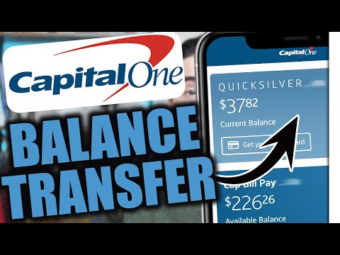 How to Balance Transfer on Capital One Credit Card