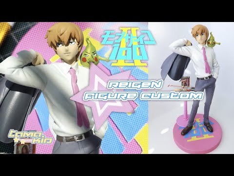 Making A Reigen Arataka Figure - Mob Psycho 100 Figure custom!