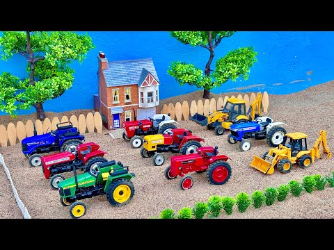 Park my vehicle at my new Home depot | Tractor, Truck, JCB backhoe loader, 4WD, 2WD | Die Cast Model