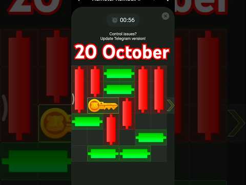 20 October hamster kombat mini game puzzle || mini game key