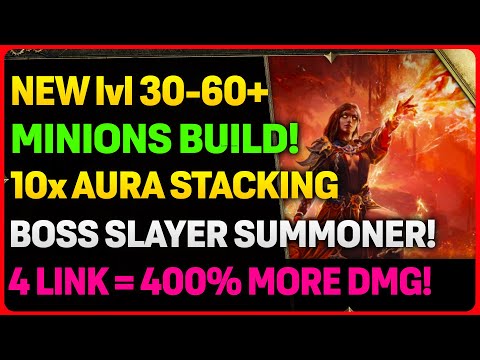 NEW AURA STACKING + SRS Summoner POE 2 Build! | Amazing With 3 Support Gems!