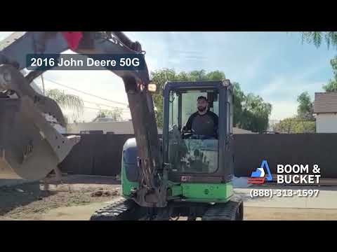 2016 John Deer 50G | Used Excavator | Used Heavy Equipment | boomandbucket.com