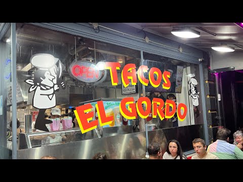 Tacos El Gordo San Diego Gas Lamp District- Adobada Tacos, Cabeza, Lengua, Suadero, Buche, & Tripas