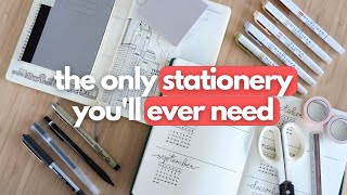 Minimalist Stationery Set for 2025 ✏️ BEST Supplies for Work, School, & Journaling