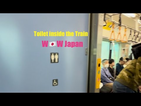 W🇯🇵W Japan 😍 Toilet inside the Train! #japan #wowjafun