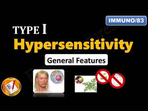 Type I Hypersensitivity Reactions (PART 1) : General Features (FL-Immuno/83)