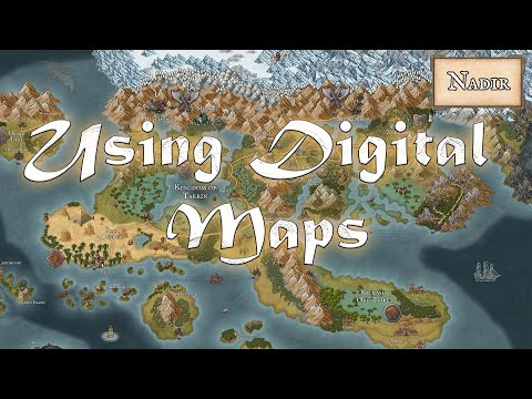 Working With Digital Maps for Dungeons & Dragons