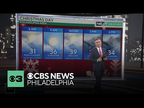 Chilly but dry for Christmas and first day of Hanukkah in Philadelphia region