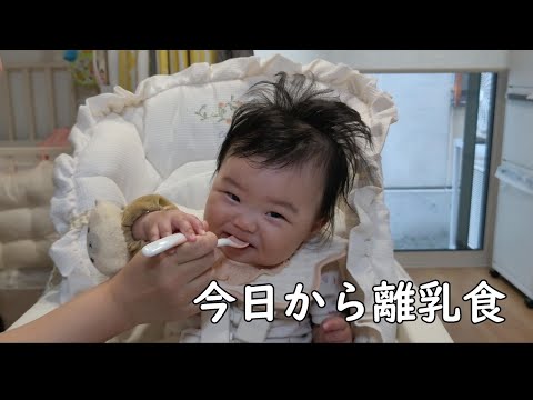 今日から離乳食スタート【180Days】